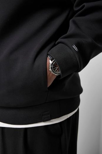 Moda za polnejše Majica sportska dugih rukava šireg kroja s visokim ovratnikom i kapuljačom plus velikost, xxl, Ulla Popken in Johann Popken (JP1880)