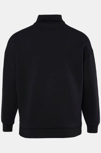Moda za polnejše Majica sportska dugih rukava šireg kroja s visokim ovratnikom i kapuljačom plus velikost, xxl, Ulla Popken in Johann Popken (JP1880)