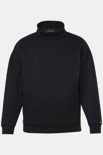 Moda za polnejše Majica sportska dugih rukava šireg kroja s visokim ovratnikom i kapuljačom plus velikost, xxl, Ulla Popken in Johann Popken (JP1880)