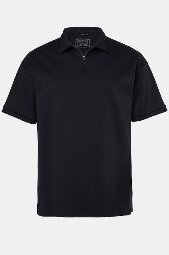 Moda za polnejše Majica Polo kratkih rukava širokog kroja s patentnim zatvaračem plus velikost, xxl, Ulla Popken in Johann Popken (JP1880)