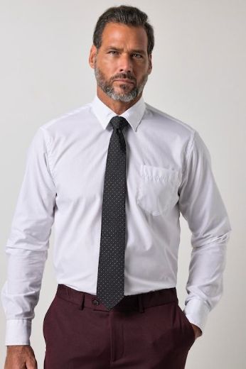 Moda za polnejše Kravata 6cm plus velikost, xxl, Ulla Popken in Johann Popken (JP1880)