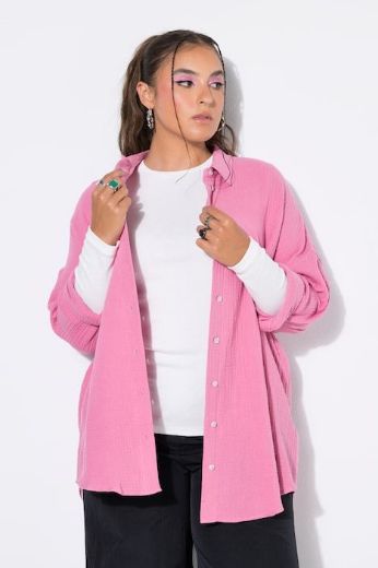 Moda za polnejše Bluza na kopčanje plus velikost, xxl, Ulla Popken in Johann Popken (JP1880)