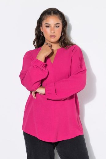 Moda za polnejše Bluza 3/4 rukava A kroja plus velikost, xxl, Ulla Popken in Johann Popken (JP1880)