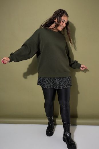 Moda za polnejše Majica dugih rukava šireg kroja plus velikost, xxl, Ulla Popken in Johann Popken (JP1880)