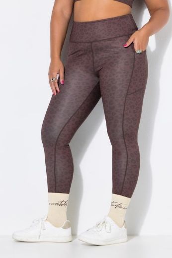 Moda za polnejše Sportske tajice do gležnja s leopard uzorkom plus velikost, xxl, Ulla Popken in Johann Popken (JP1880)
