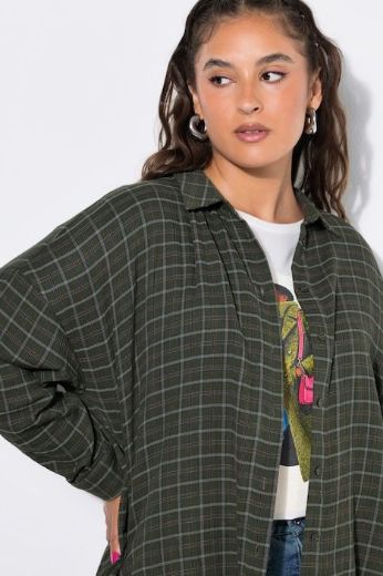 Moda za polnejše Bluza dugih rukava šireg kroja od muslina plus velikost, xxl, Ulla Popken in Johann Popken (JP1880)