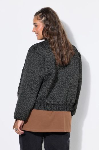 Moda za polnejše Bluza dugih rukava šireg kroja leopard uzorka plus velikost, xxl, Ulla Popken in Johann Popken (JP1880)