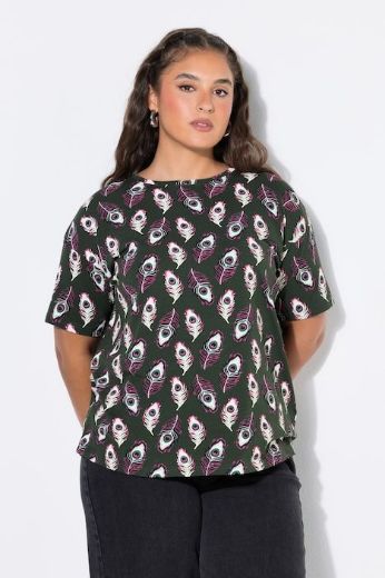 Moda za polnejše Majica kratkih rukava šireg kroja plus velikost, xxl, Ulla Popken in Johann Popken (JP1880)