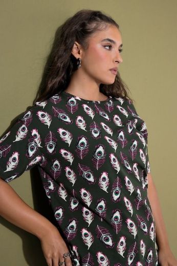 Moda za polnejše Majica kratkih rukava šireg kroja plus velikost, xxl, Ulla Popken in Johann Popken (JP1880)