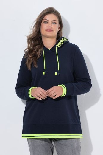 Moda za polnejše Majica dugih rukava s kapuljačom plus velikost, xxl, Ulla Popken in Johann Popken (JP1880)