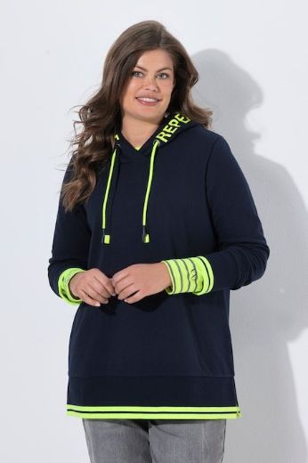 Moda za polnejše Majica dugih rukava s kapuljačom plus velikost, xxl, Ulla Popken in Johann Popken (JP1880)