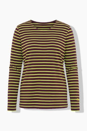 Moda za polnejše Majica dugih rukava na pruge plus velikost, xxl, Ulla Popken in Johann Popken (JP1880)