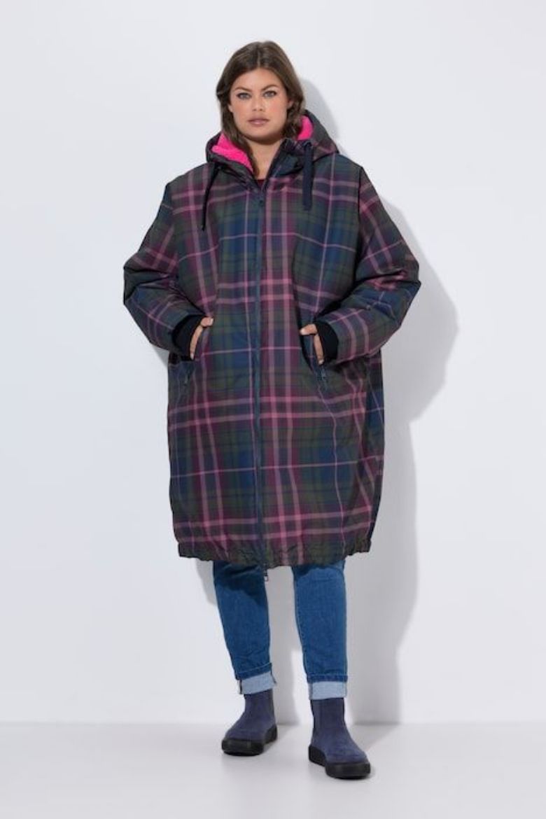 Moda za polnejše Kaput šireg kroja s kapuljačom plus velikost, xxl, Ulla Popken in Johann Popken (JP1880)