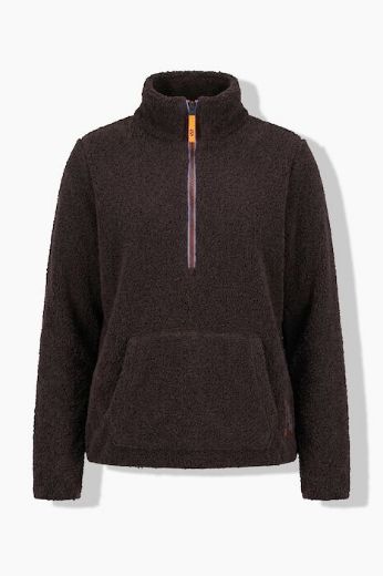 Moda za polnejše Majica teddy s polu patentnim zatvaračem plus velikost, xxl, Ulla Popken in Johann Popken (JP1880)