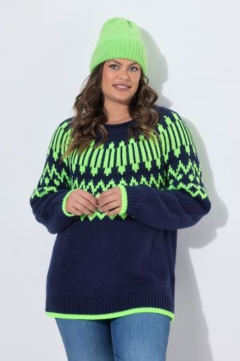 Moda za polnejše Pulover dugih rukava plus velikost, xxl, Ulla Popken in Johann Popken (JP1880)