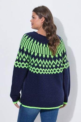 Moda za polnejše Pulover dugih rukava plus velikost, xxl, Ulla Popken in Johann Popken (JP1880)