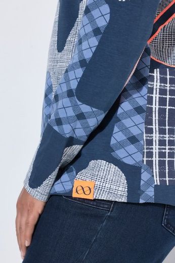 Moda za polnejše Majica dugih rukava plus velikost, xxl, Ulla Popken in Johann Popken (JP1880)