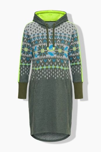 Moda za polnejše Haljina dugih rukava s kapuljačom plus velikost, xxl, Ulla Popken in Johann Popken (JP1880)