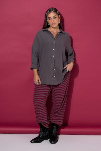 Moda za polnejše Bluza na kopčanje plus velikost, xxl, Ulla Popken in Johann Popken (JP1880)