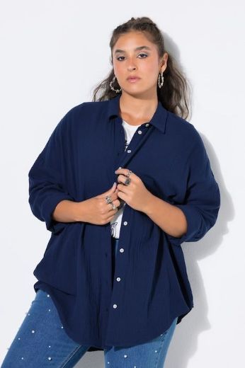 Moda za polnejše Bluza na kopčanje plus velikost, xxl, Ulla Popken in Johann Popken (JP1880)