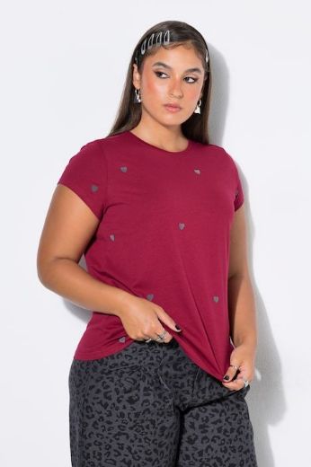 Moda za polnejše Majica kratkih rukava plus velikost, xxl, Ulla Popken in Johann Popken (JP1880)