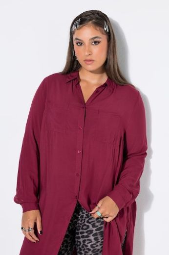 Moda za polnejše Bluza dugi model plus velikost, xxl, Ulla Popken in Johann Popken (JP1880)