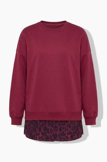 Moda za polnejše Majica dugih rukava šireg kroja plus velikost, xxl, Ulla Popken in Johann Popken (JP1880)