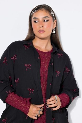 Moda za polnejše Bluza dugih rukava šireg kroja plus velikost, xxl, Ulla Popken in Johann Popken (JP1880)
