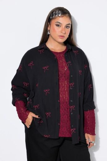Moda za polnejše Bluza dugih rukava šireg kroja plus velikost, xxl, Ulla Popken in Johann Popken (JP1880)