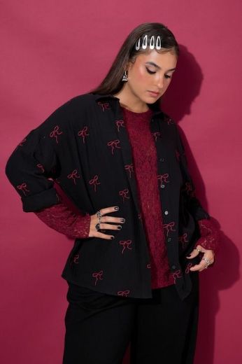 Moda za polnejše Bluza dugih rukava šireg kroja plus velikost, xxl, Ulla Popken in Johann Popken (JP1880)