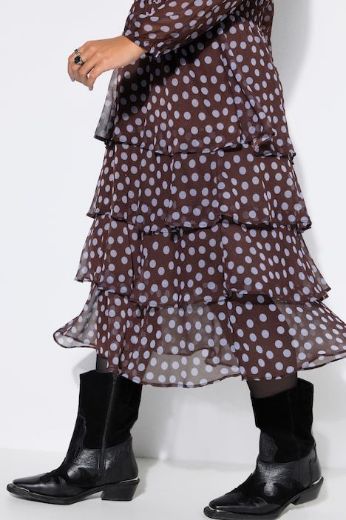 Moda za polnejše Haljina midi plus velikost, xxl, Ulla Popken in Johann Popken (JP1880)