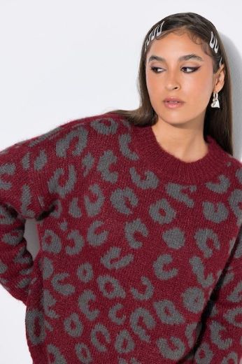 Moda za polnejše Pulover dugih rukava šireg kroja plus velikost, xxl, Ulla Popken in Johann Popken (JP1880)