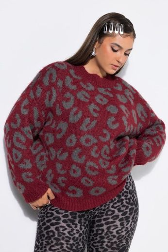 Moda za polnejše Pulover dugih rukava šireg kroja plus velikost, xxl, Ulla Popken in Johann Popken (JP1880)