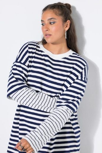 Moda za polnejše Majica dugih rukava šireg kroja plus velikost, xxl, Ulla Popken in Johann Popken (JP1880)