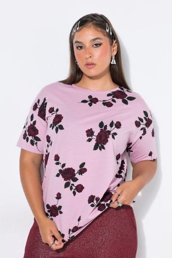 Moda za polnejše Majica kratkih rukava plus velikost, xxl, Ulla Popken in Johann Popken (JP1880)