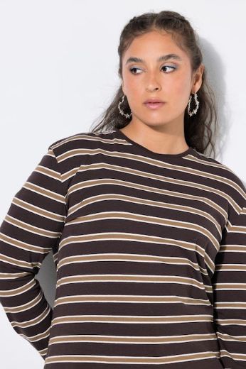 Moda za polnejše Majica dugih rukava plus velikost, xxl, Ulla Popken in Johann Popken (JP1880)