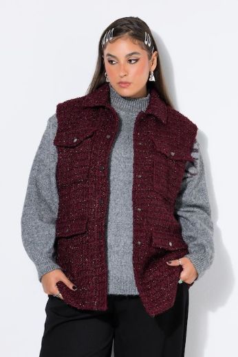Moda za polnejše Prsluk na kopčanje plus velikost, xxl, Ulla Popken in Johann Popken (JP1880)