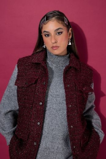 Moda za polnejše Prsluk na kopčanje plus velikost, xxl, Ulla Popken in Johann Popken (JP1880)