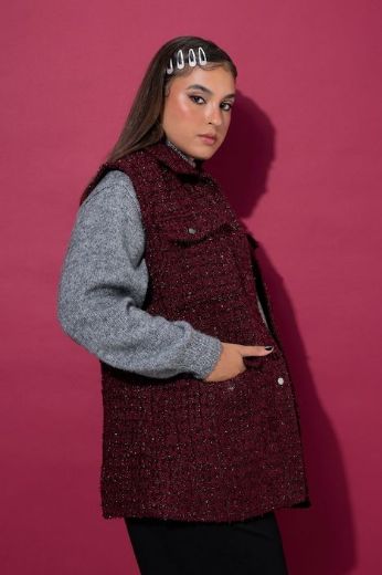 Moda za polnejše Prsluk na kopčanje plus velikost, xxl, Ulla Popken in Johann Popken (JP1880)