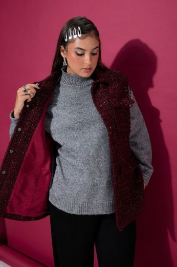 Moda za polnejše Prsluk na kopčanje plus velikost, xxl, Ulla Popken in Johann Popken (JP1880)