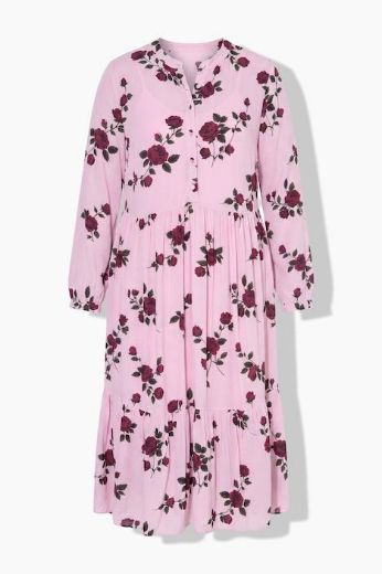 Moda za polnejše Haljina midi A kroja plus velikost, xxl, Ulla Popken in Johann Popken (JP1880)