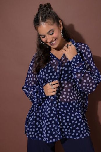 Moda za polnejše Bluza dugih rukava plus velikost, xxl, Ulla Popken in Johann Popken (JP1880)