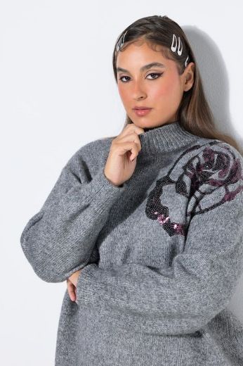 Moda za polnejše Pulover dugih rukava plus velikost, xxl, Ulla Popken in Johann Popken (JP1880)