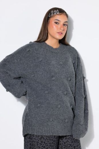Moda za polnejše Pulover dugih rukava plus velikost, xxl, Ulla Popken in Johann Popken (JP1880)