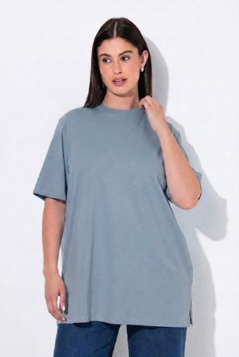 Moda za polnejše Majica kratkih rukava s povišenim ovratnikom plus velikost, xxl, Ulla Popken in Johann Popken (JP1880)