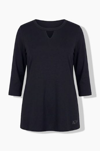 Moda za polnejše Majica 3/4 rukava A kroja okruglog izreza plus velikost, xxl, Ulla Popken in Johann Popken (JP1880)