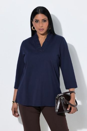 Moda za polnejše Bluza 3/4 rukava plus velikost, xxl, Ulla Popken in Johann Popken (JP1880)