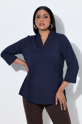 Moda za polnejše Bluza 3/4 rukava plus velikost, xxl, Ulla Popken in Johann Popken (JP1880)