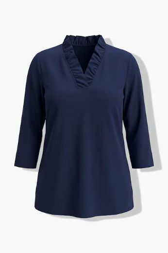 Moda za polnejše Bluza 3/4 rukava plus velikost, xxl, Ulla Popken in Johann Popken (JP1880)