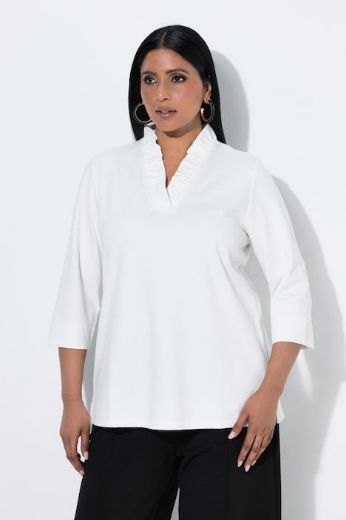 Moda za polnejše Bluza 3/4 rukava plus velikost, xxl, Ulla Popken in Johann Popken (JP1880)